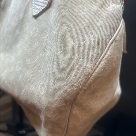 Vintage LOUIS VUITTON Denim Speedy 30 - Picture 8 of 8